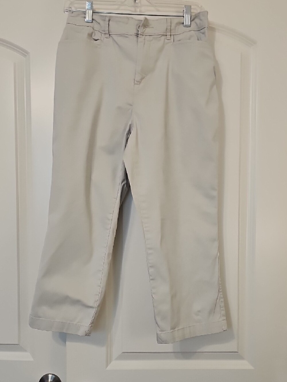 croft & barrow Kids Classic Fit Light Beige Capri